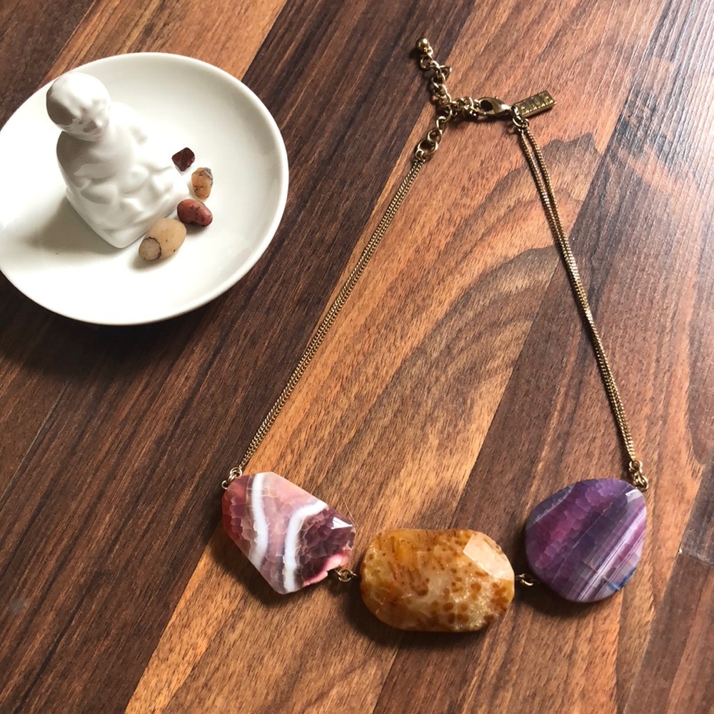 3 stone necklace